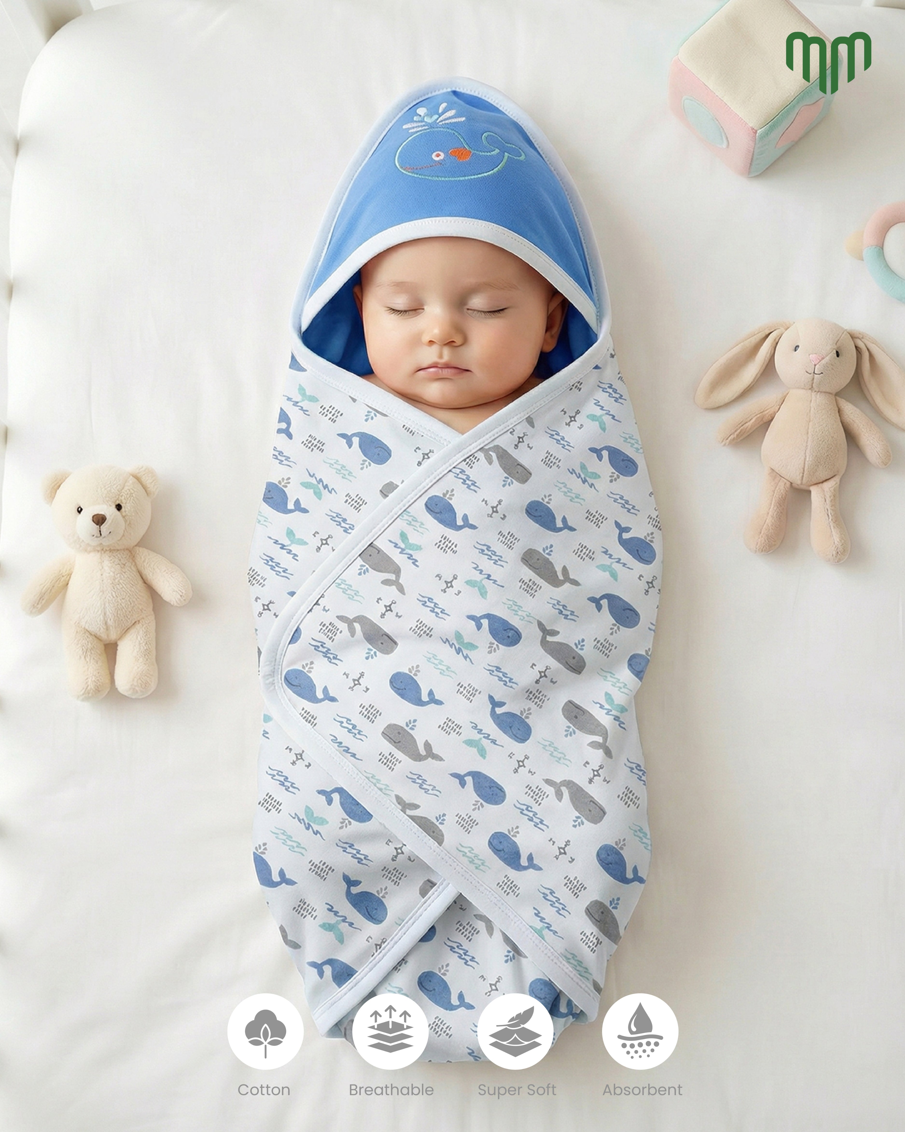 Hooded Towels - Combo Pack of 2