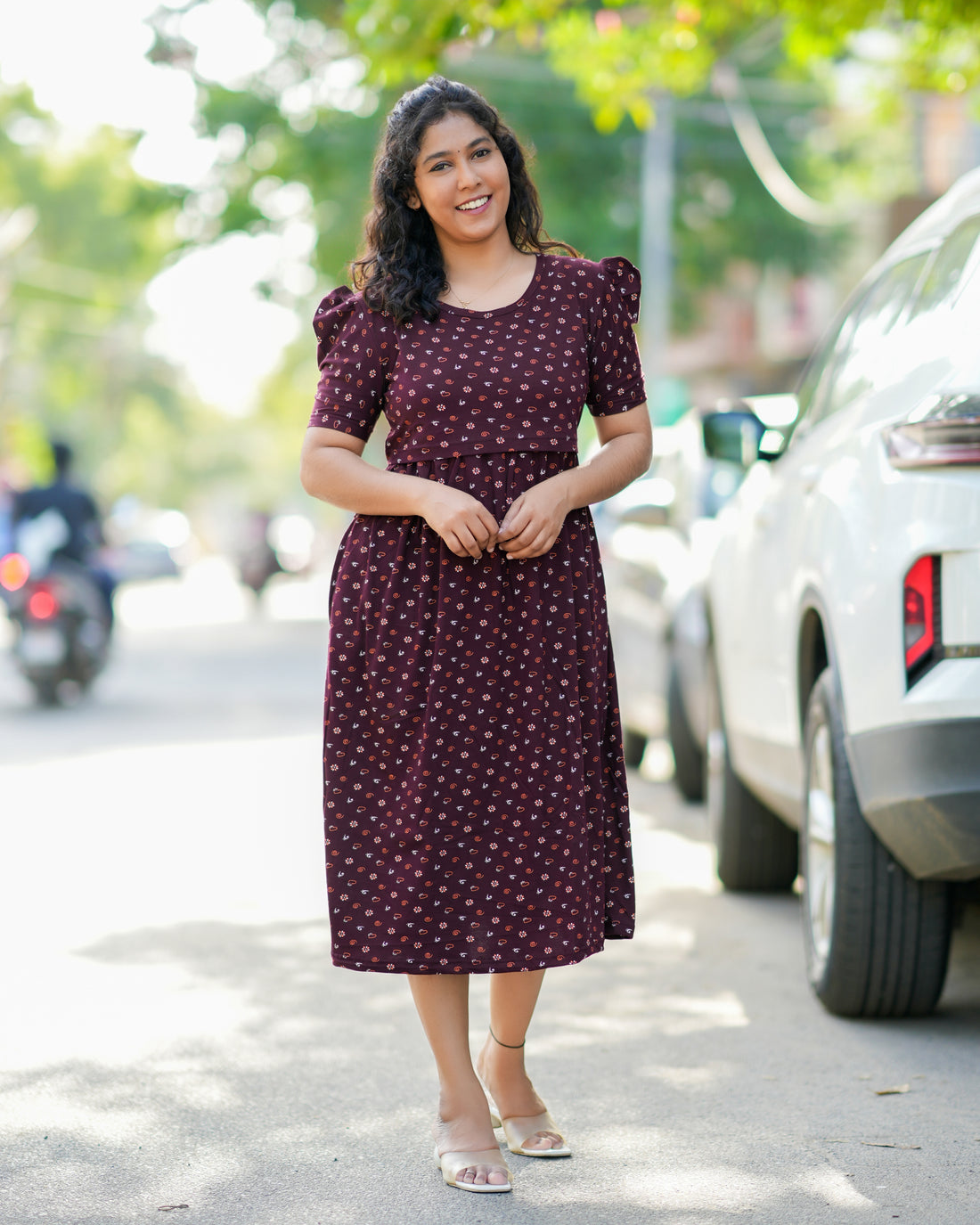 Brownie Zipless Maternity Loungewear – Calf Length