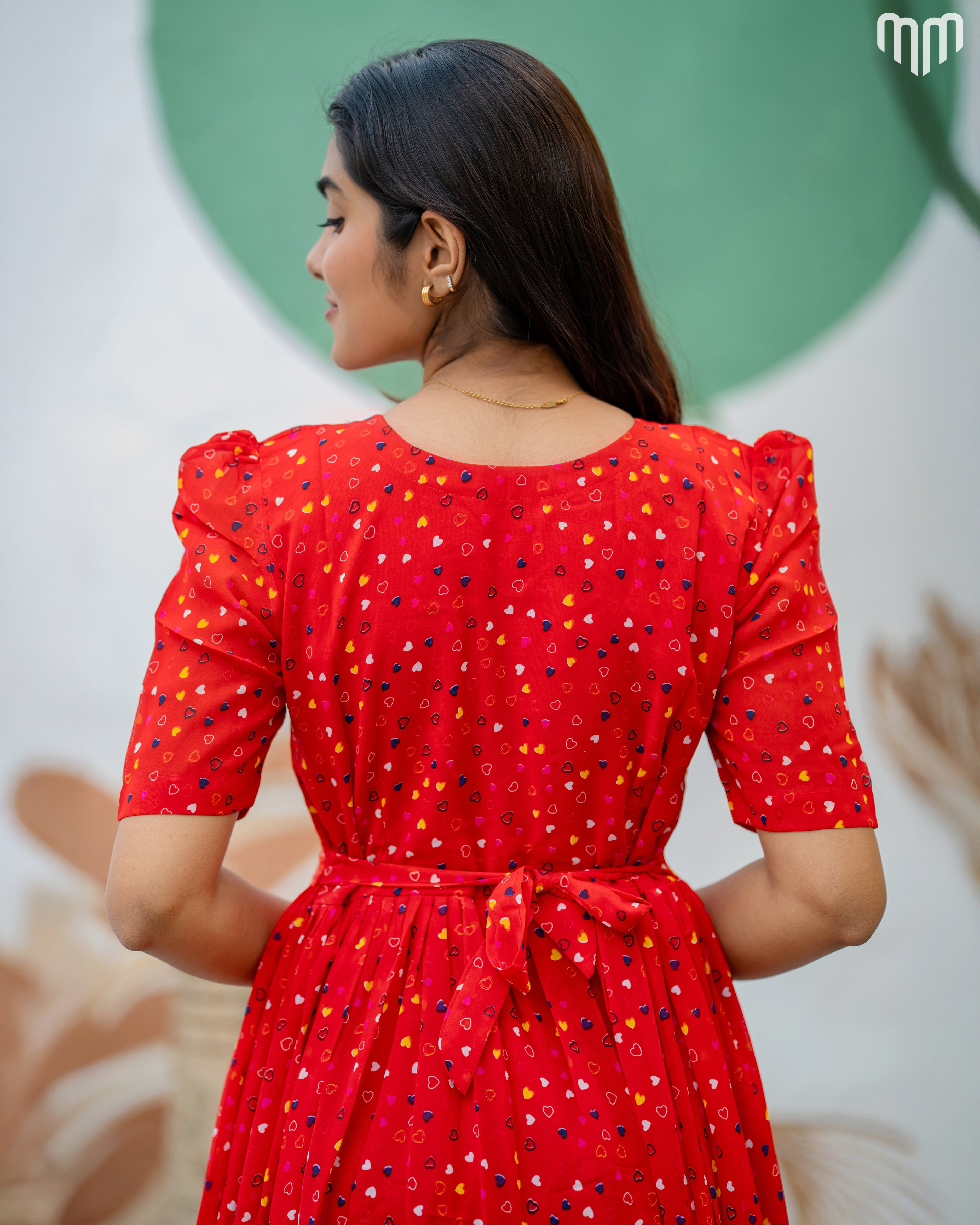 Red_Luv Maternity Maxi