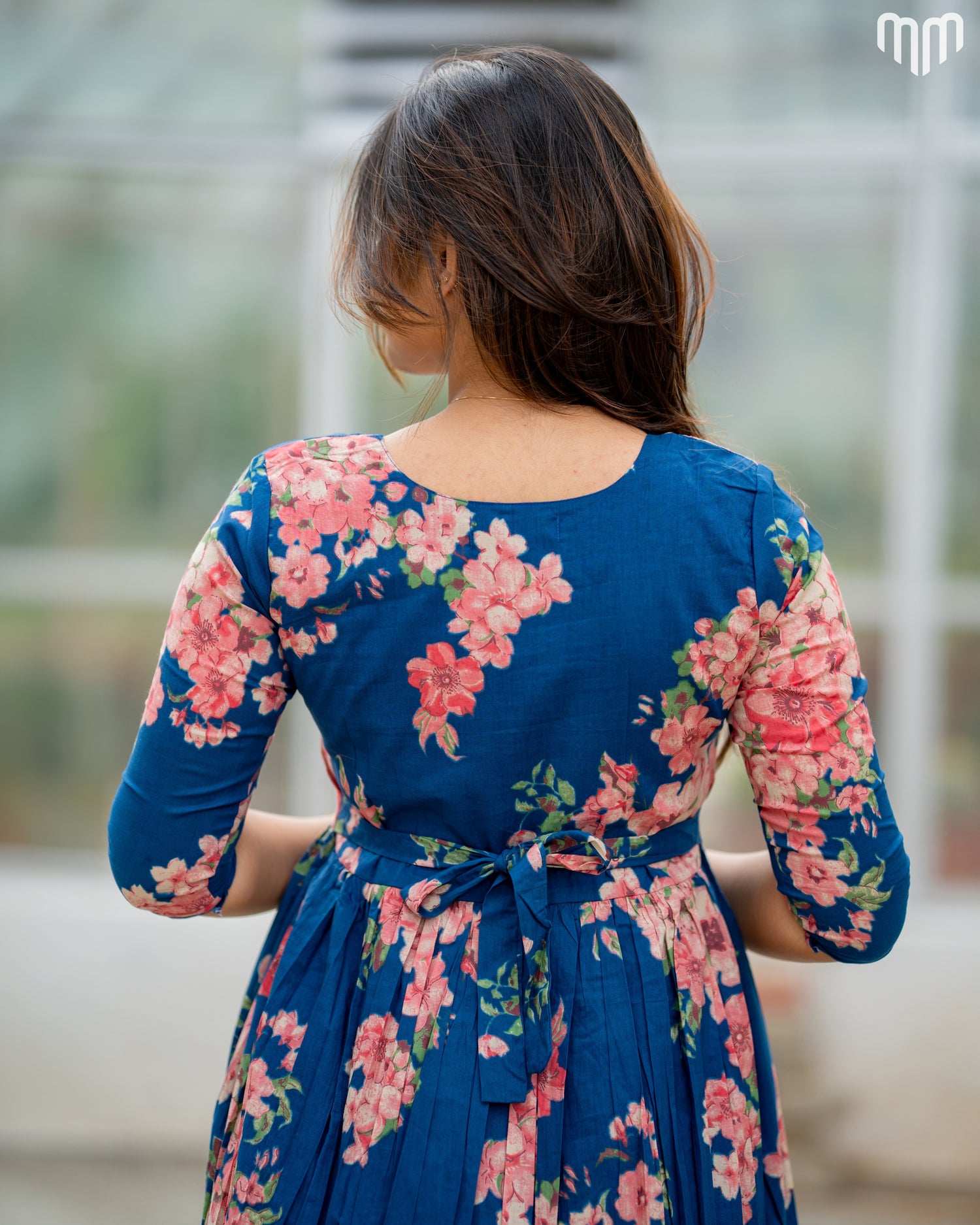 Blossom_Royal Maternity Maxi