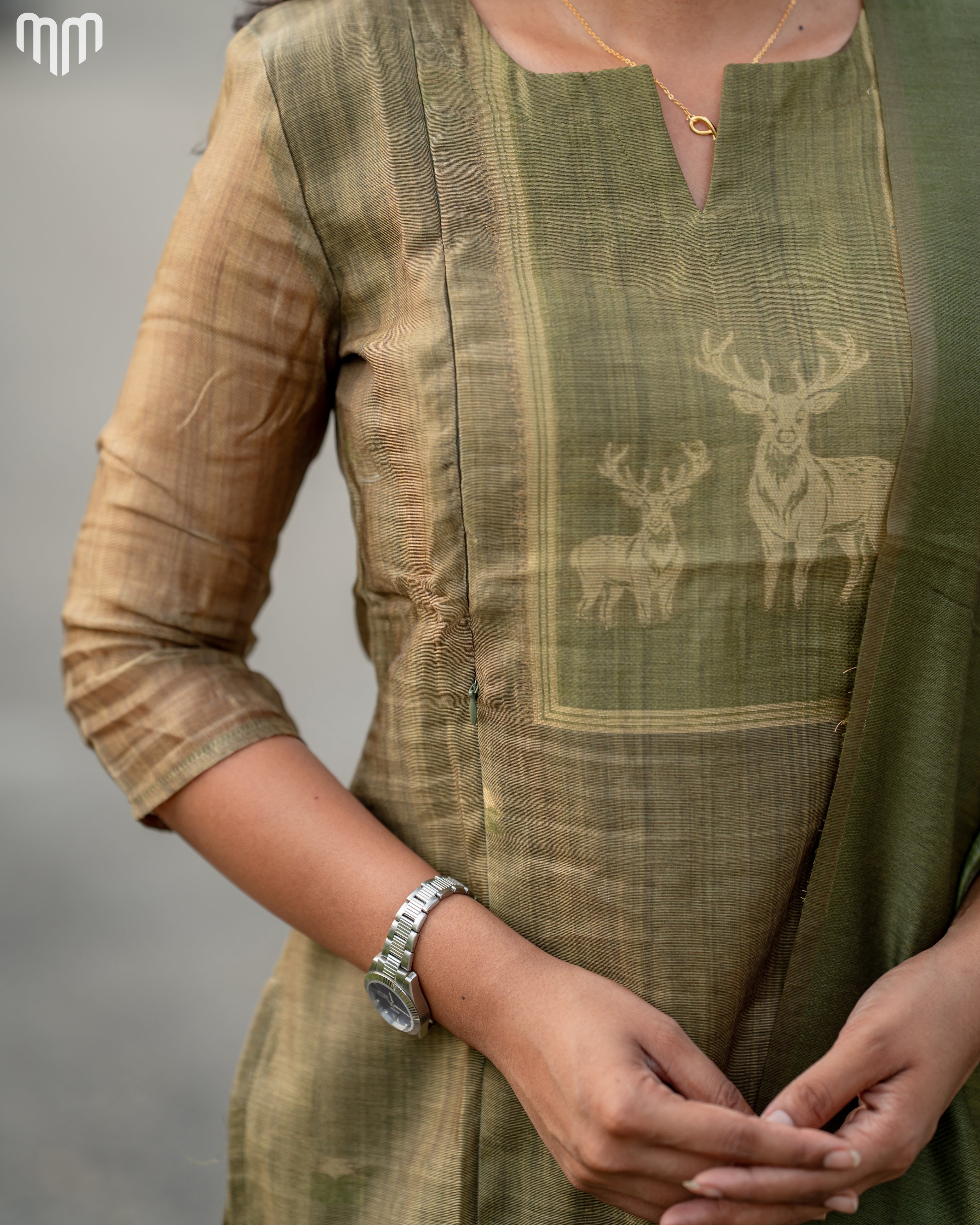 De_Olive Maternity Kurti Set - Top &amp; Dupatta