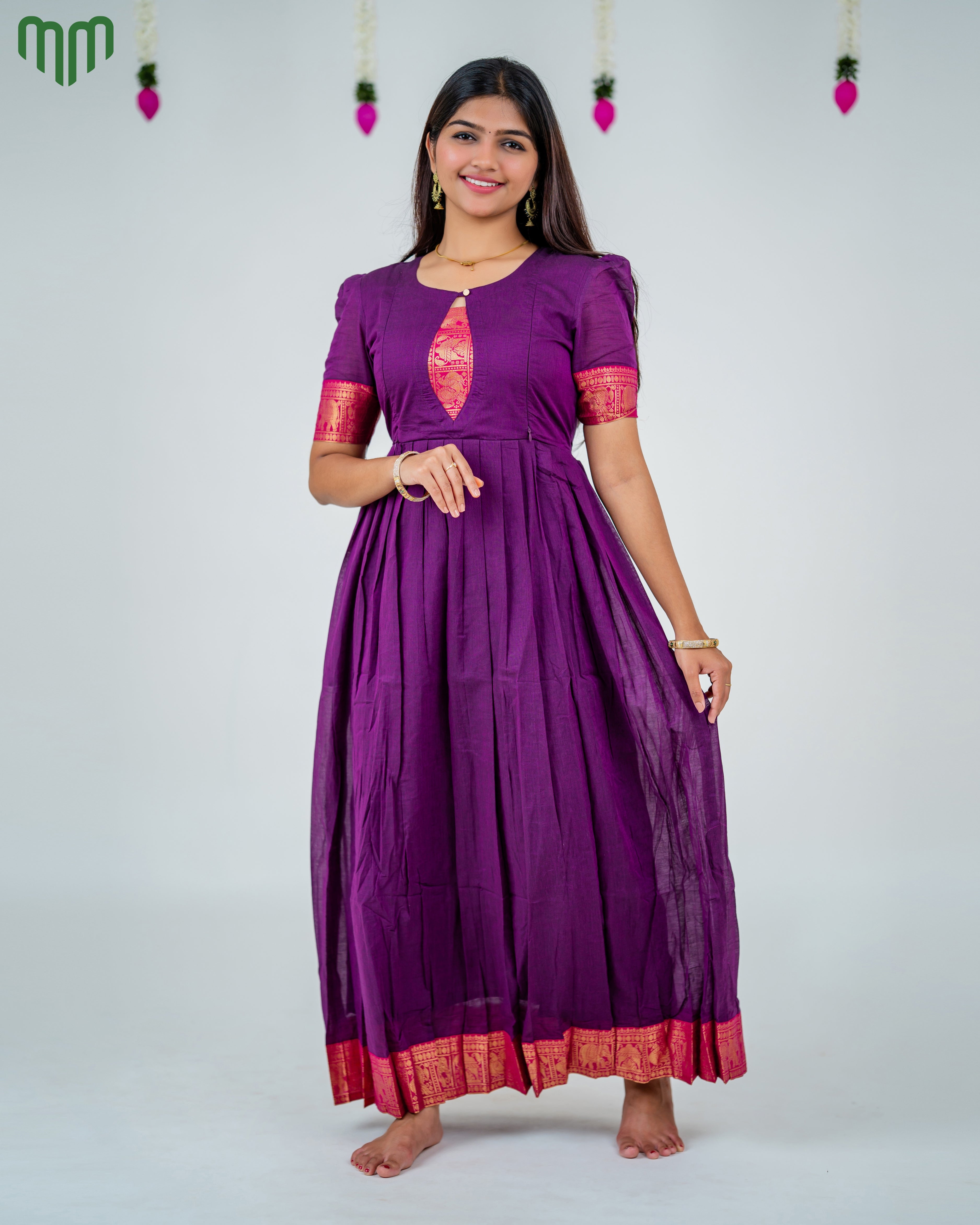 Poonguzhali_V1 Maternity Maxi