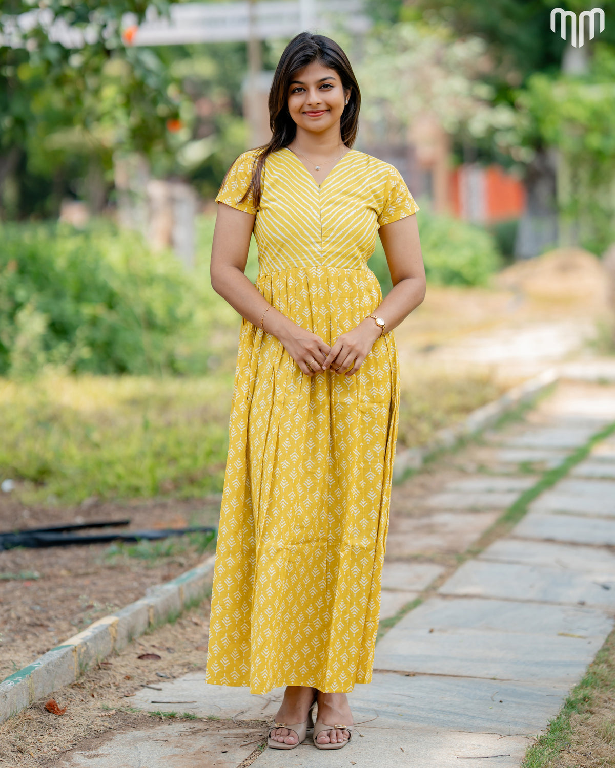 Naruvi_V3 Maternity Cotton Maxi Nighty
