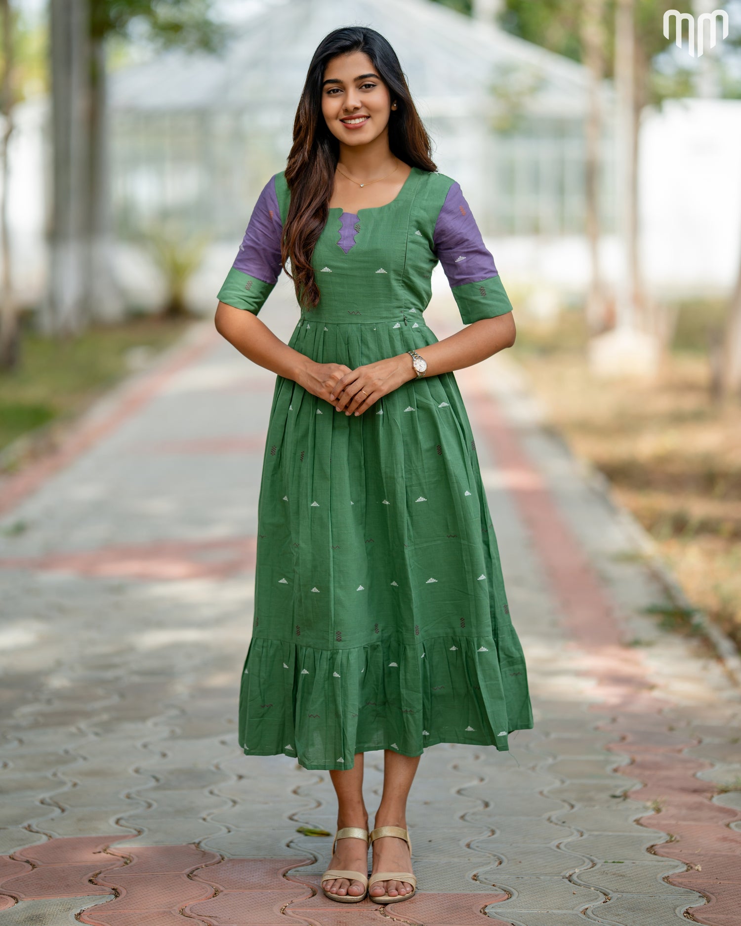 Tanmayi Handloom Cotton Maternity Maxi
