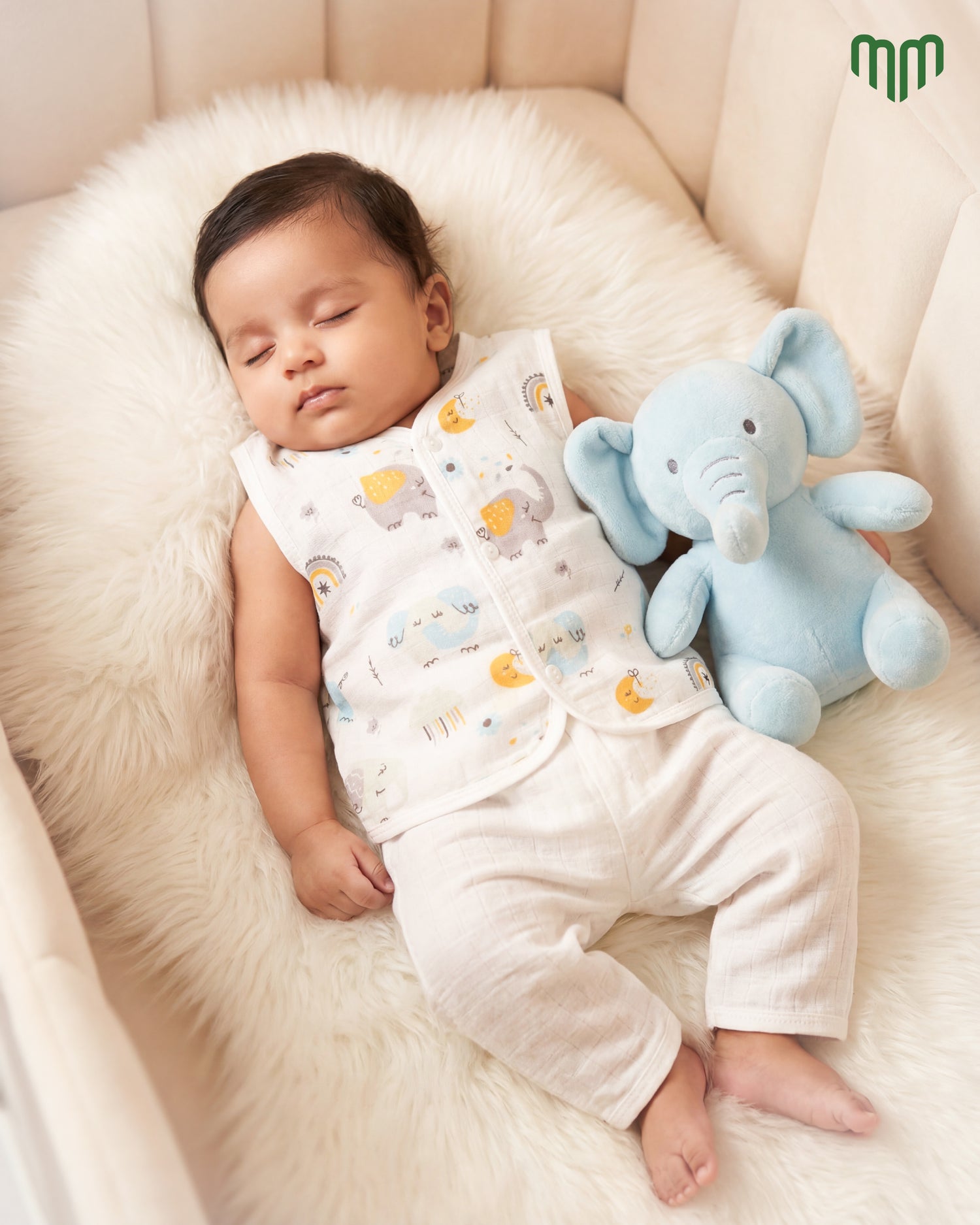 Little Elephant Muslin Jabla