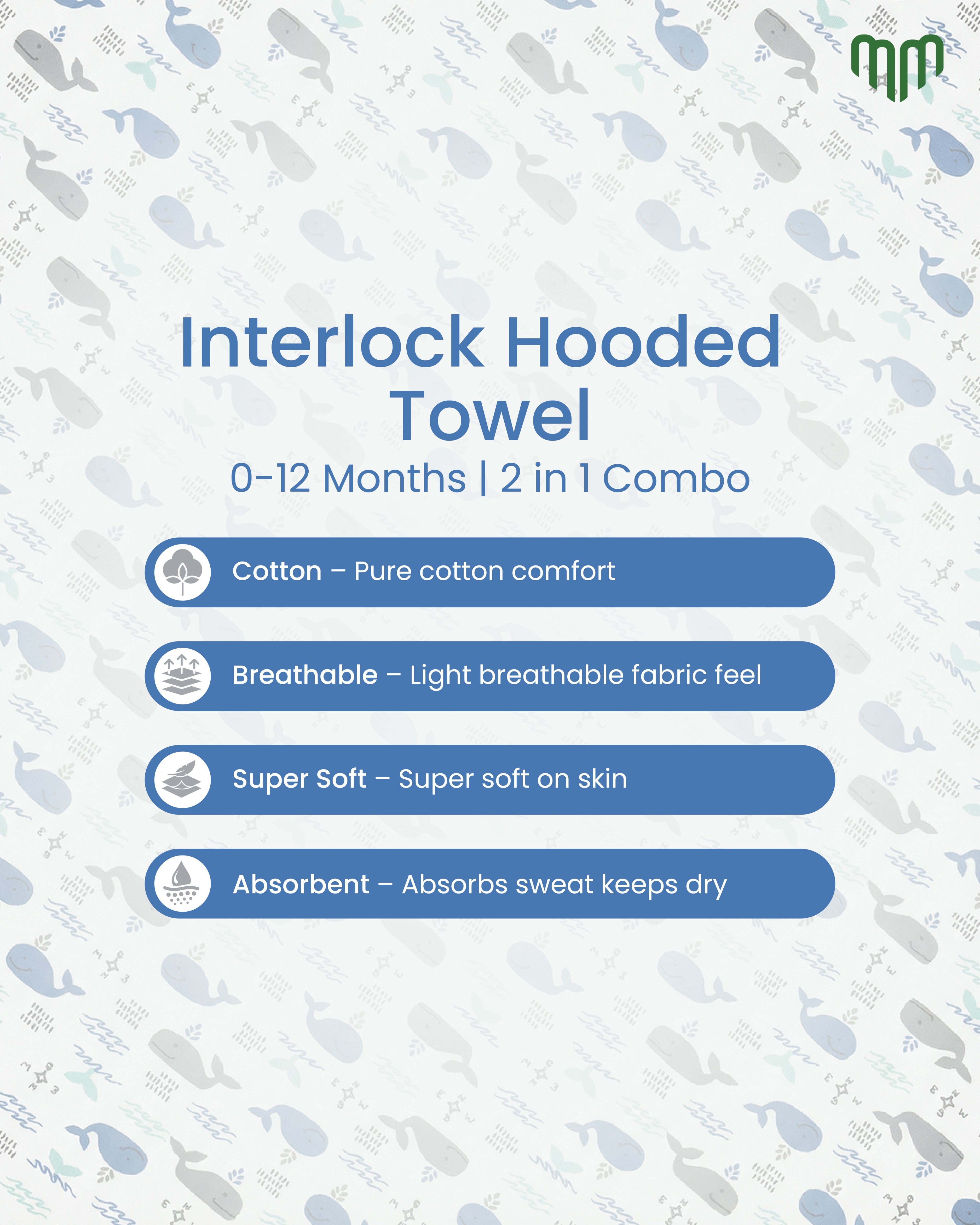 Hooded Towels - Combo Pack of 2