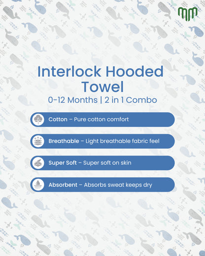 Hooded Towels - Combo Pack of 2