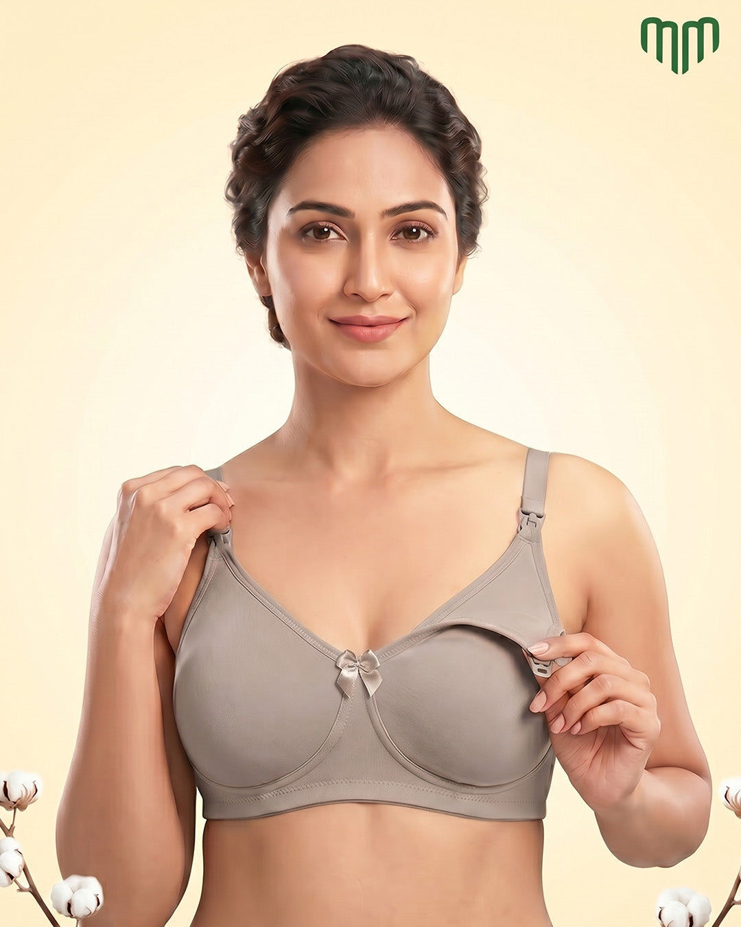 Softy Mumma Nursing Bra - Grey