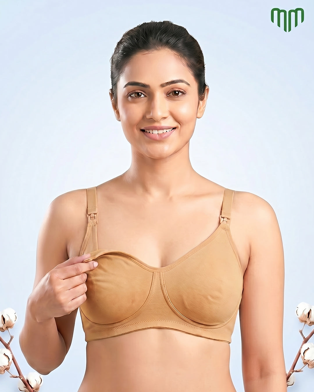 Cushy Mumma Nursing Bra - Skin