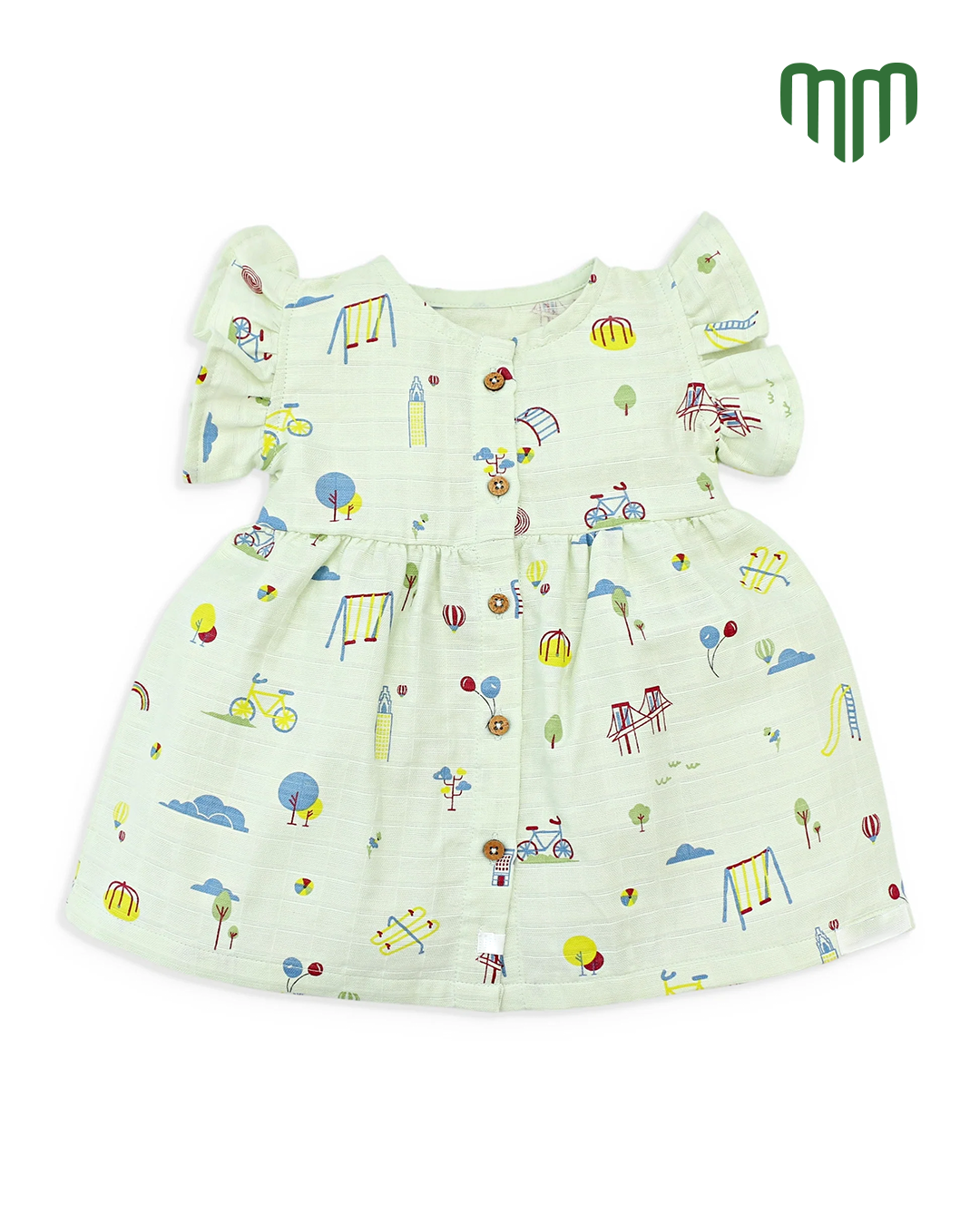 Little Play Muslin Frill Frock