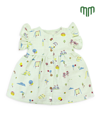 Little Play Muslin Frill Frock