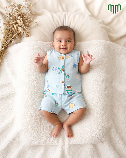 Little Swim Muslin Sleeveless Top &amp; Short