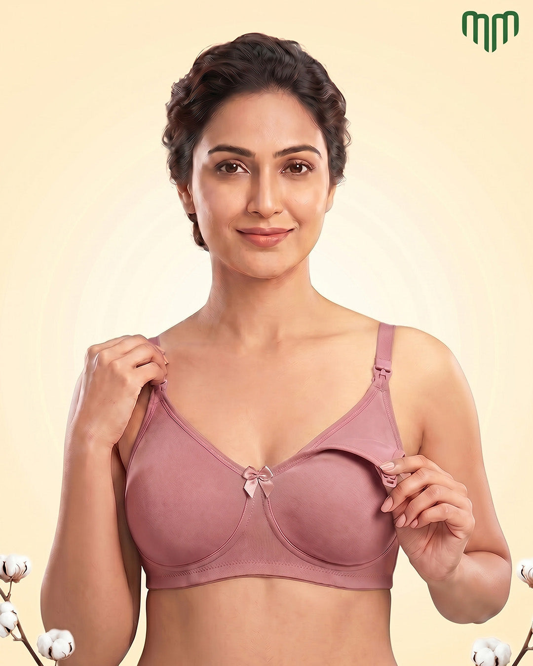 Softy Mumma Nursing Bra - Blush Pink