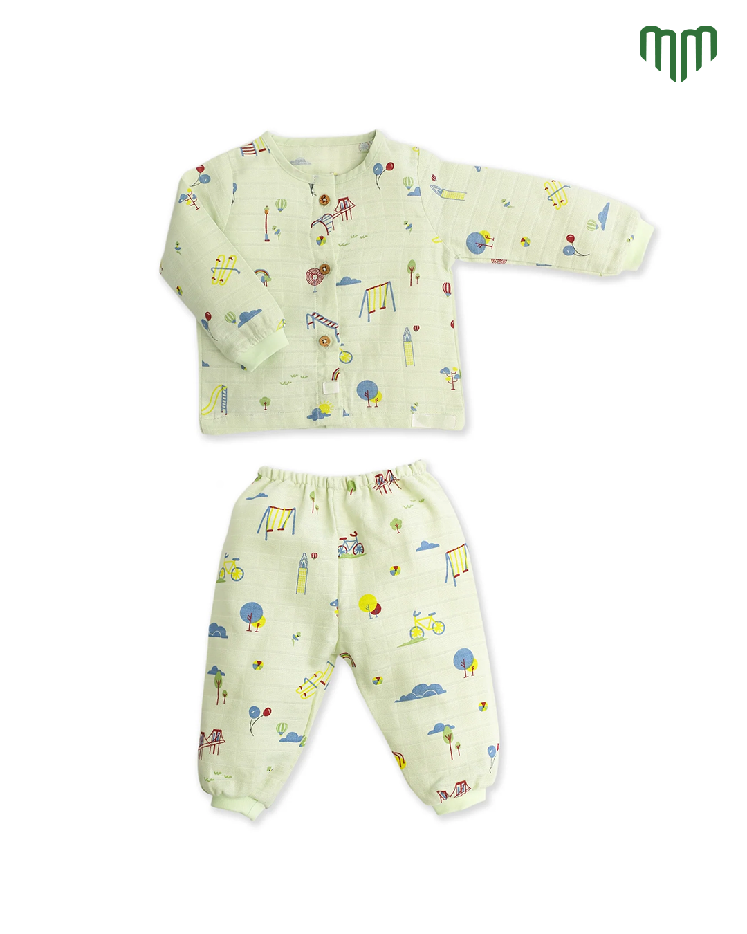 Little Play Muslin Full Sleeve Top &amp; Pant