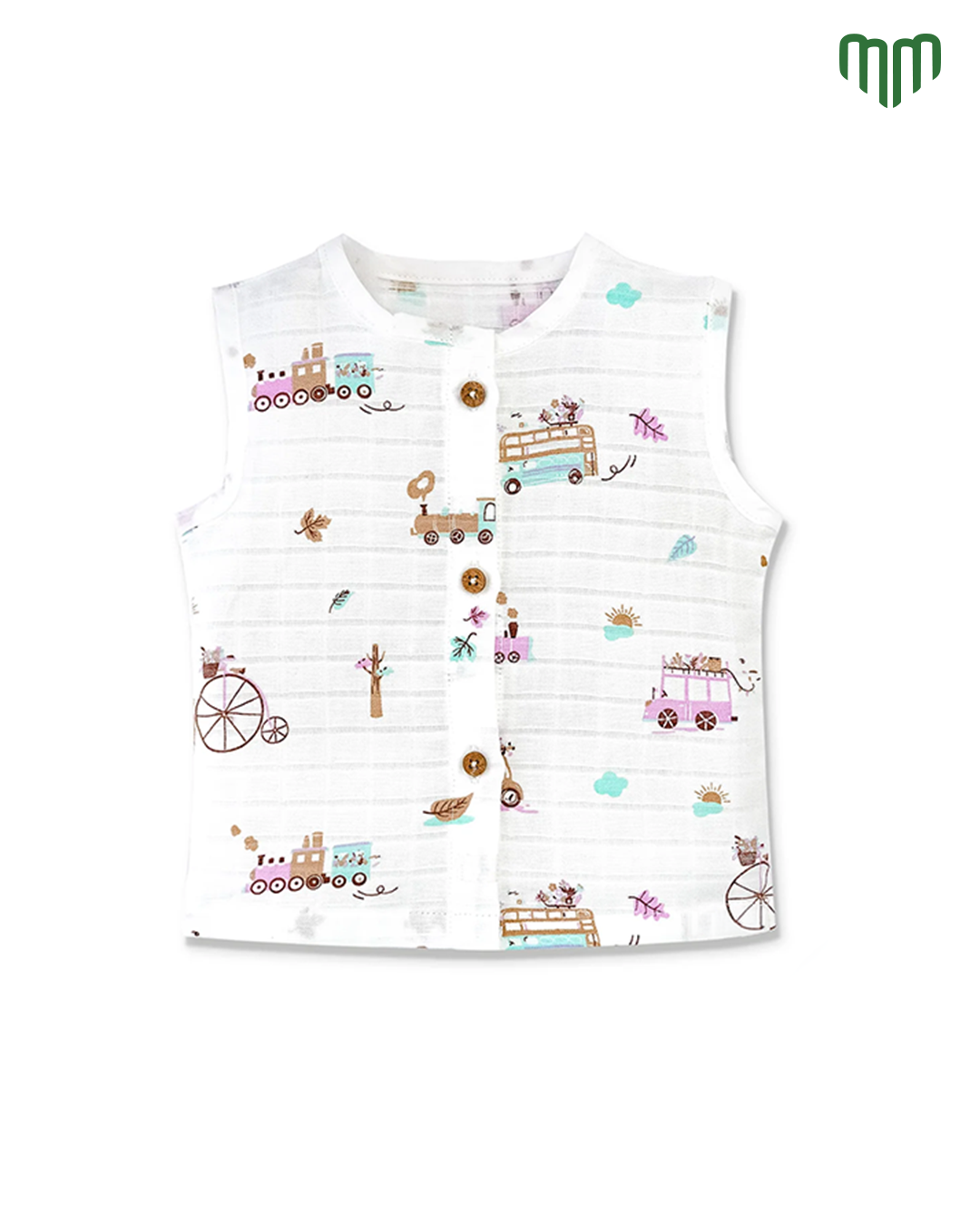 Little Ride Muslin Sleeveless Top &amp; Short