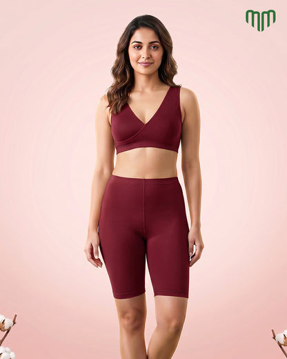 Stretchy Mumma Tights - Marron
