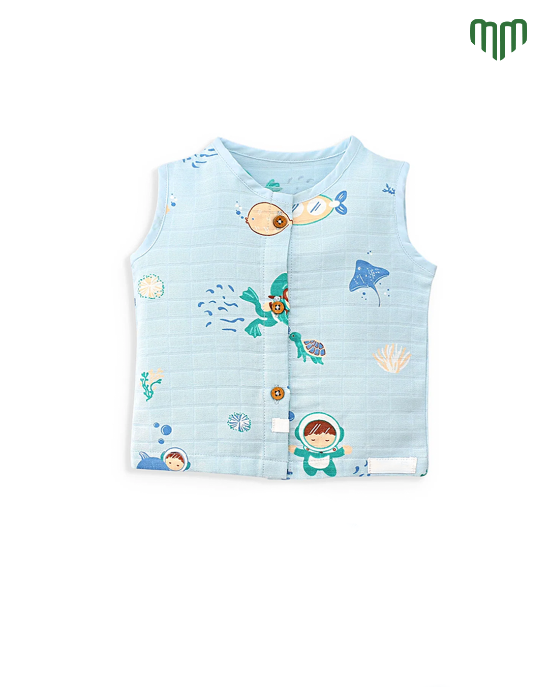 Little Swim Muslin Sleeveless Top &amp; Short