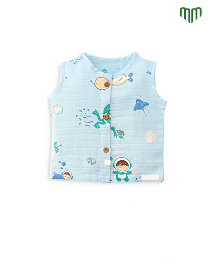 Little Swim Muslin Sleeveless Top &amp; Short