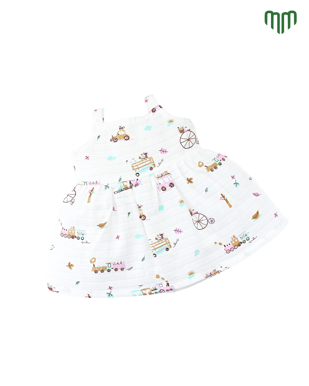 Little Ride Muslin Sleeveless Frock
