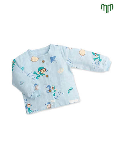 Little Swim Muslin Full Sleeve Top &amp; Pant