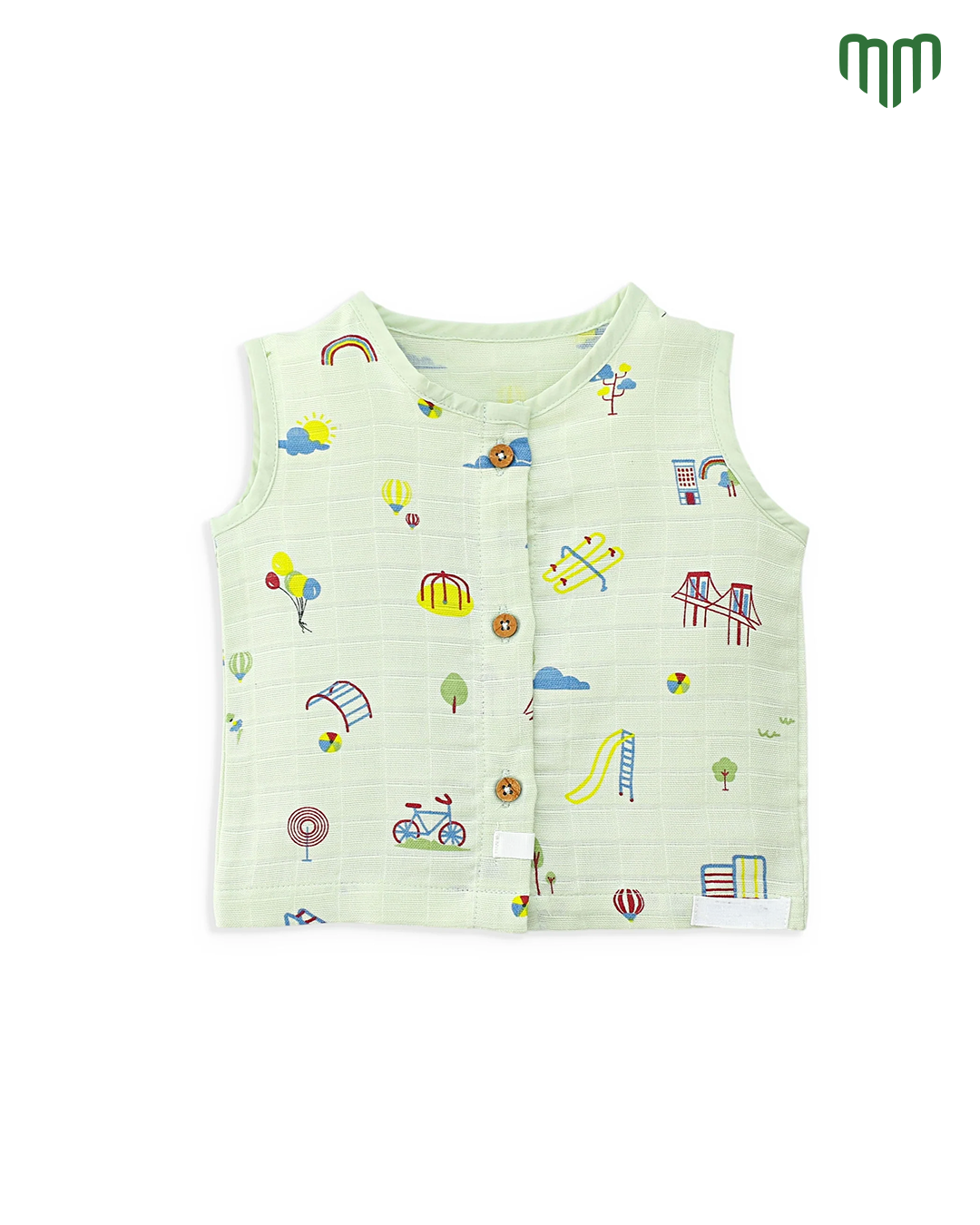 Little Play Muslin Sleeveless Top &amp; Short