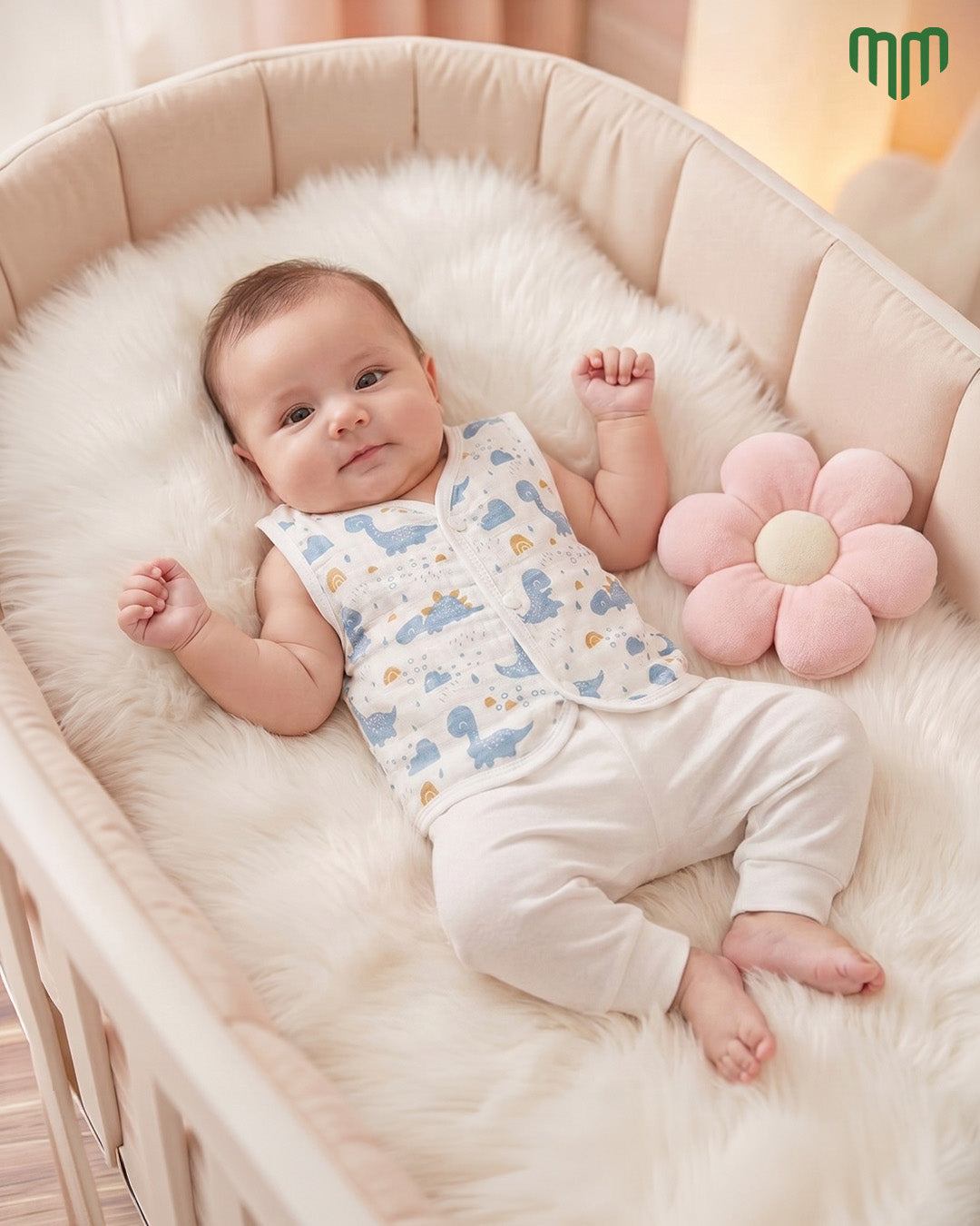 Little Dino Muslin Jabla
