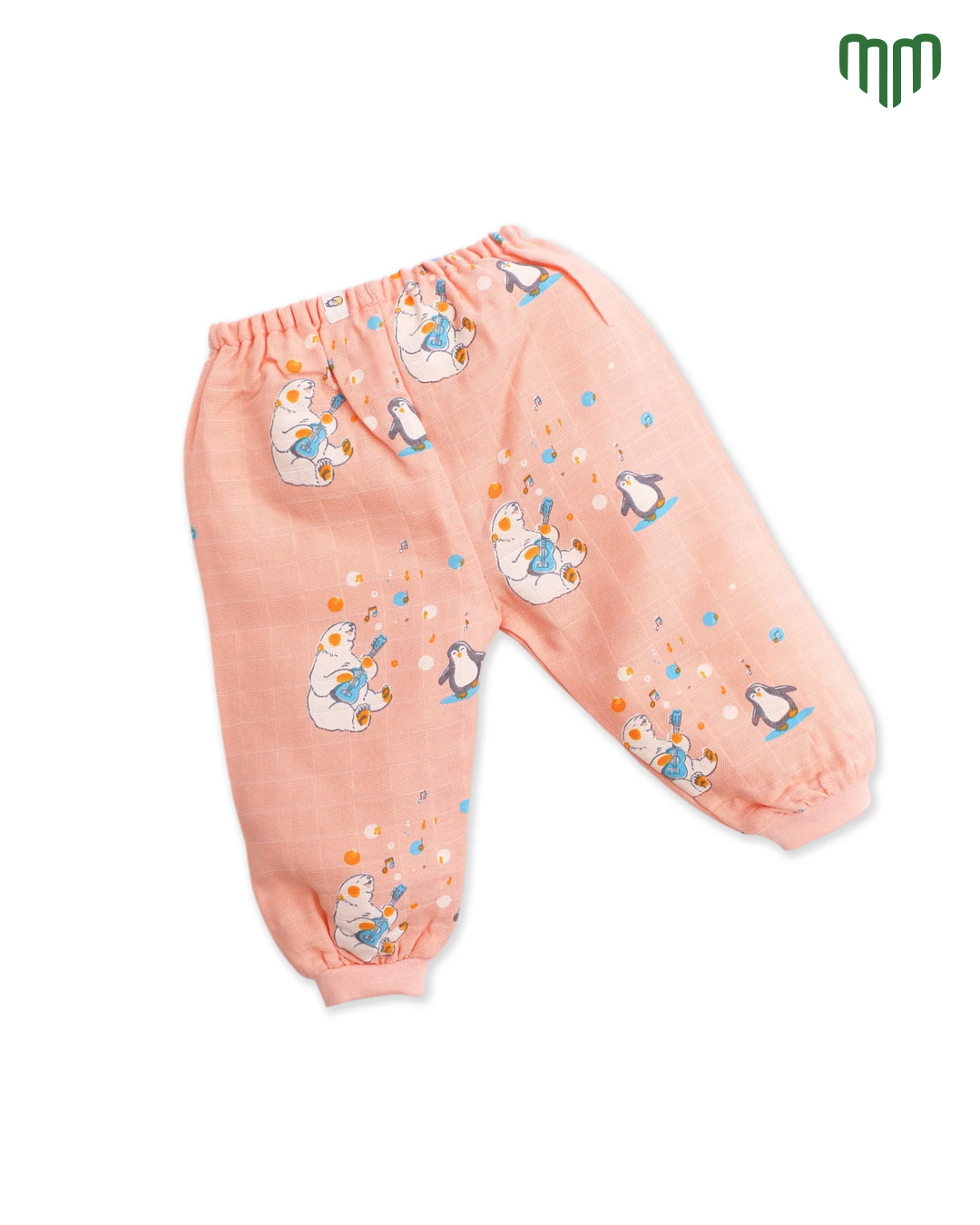 Little Penguin Muslin Full Sleeve Top &amp; Pant