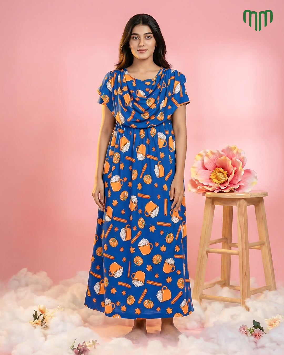 Shawl Style_V4 Casual Loungewear - Full Length