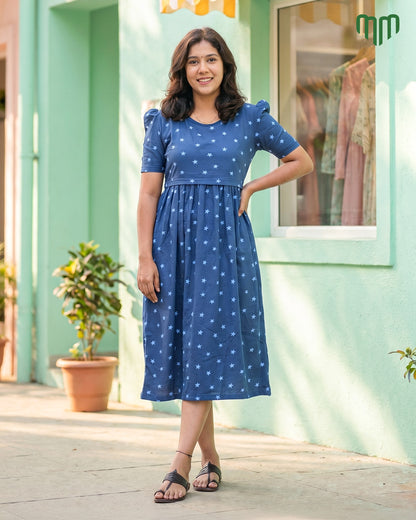 Tiny Star Zipless Maternity Loungewear – Calf Length