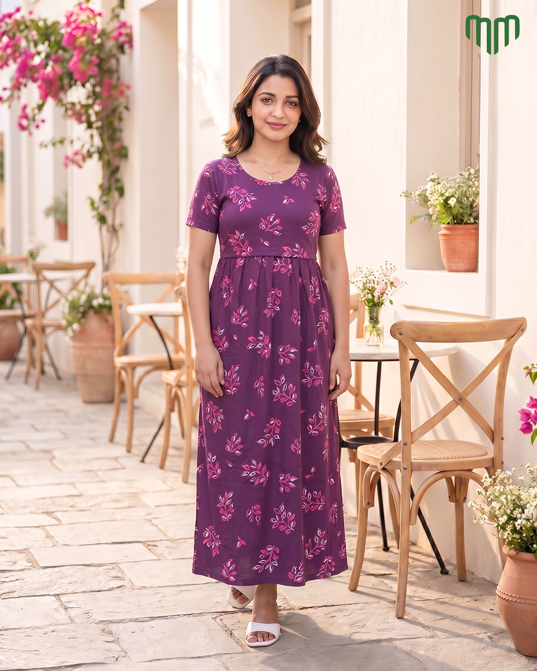Khushi_V1 Zipless Maternity Loungewear – Full Length