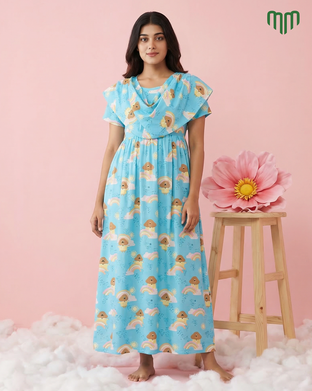 Shawl Style_V10 Casual Loungewear - Full Length