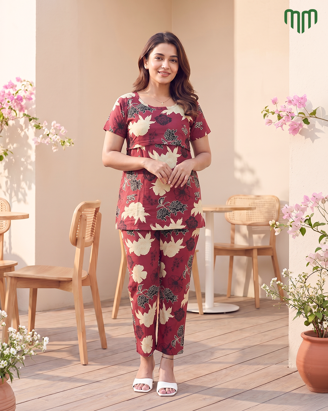 Megha Zipless Feeding Pant Set