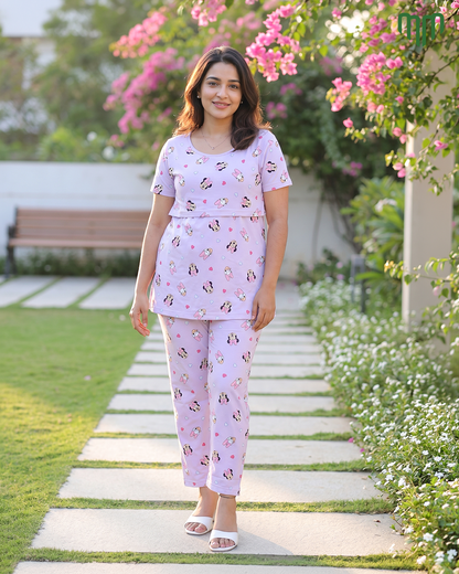 Mickey Zipless Feeding Pant Set