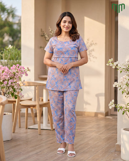 Rangoli Zipless Feeding Pant Set