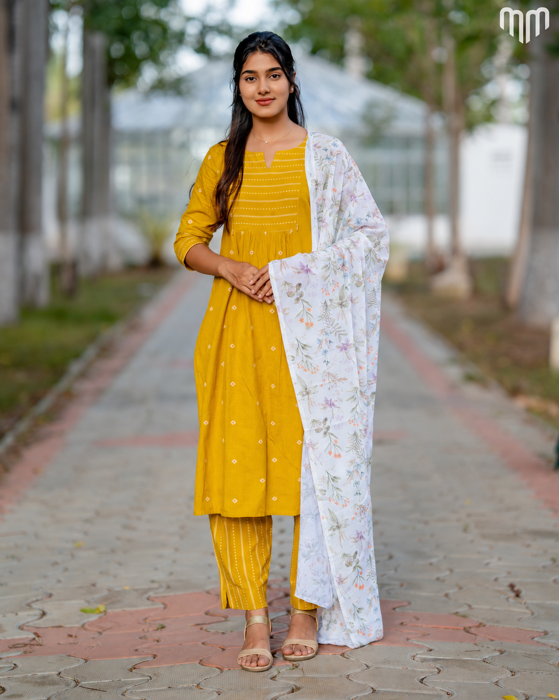 Mustard Pretty_V2 Maternity Kurti Set