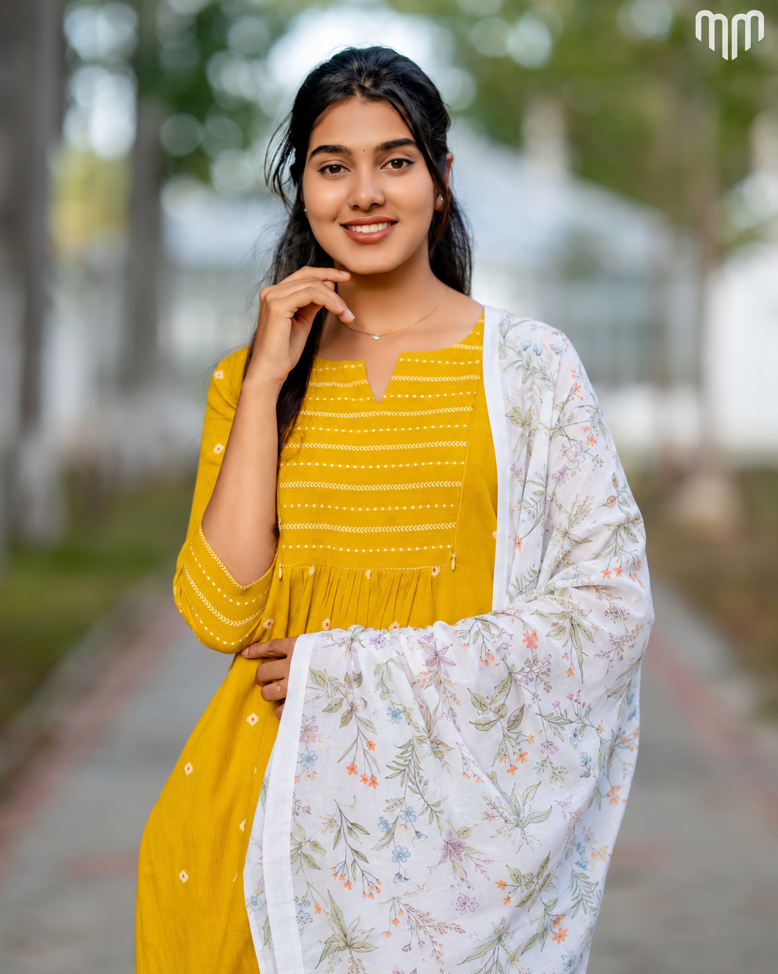 Mustard Pretty_V2 Maternity Kurti Set