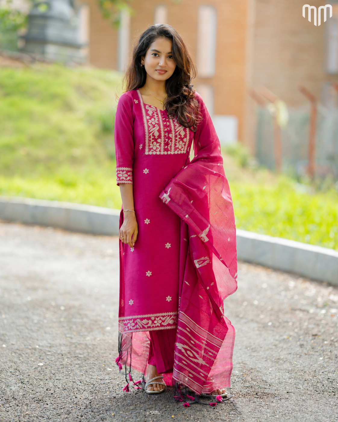 Nakshatra_Pink Maternity Kurti Set