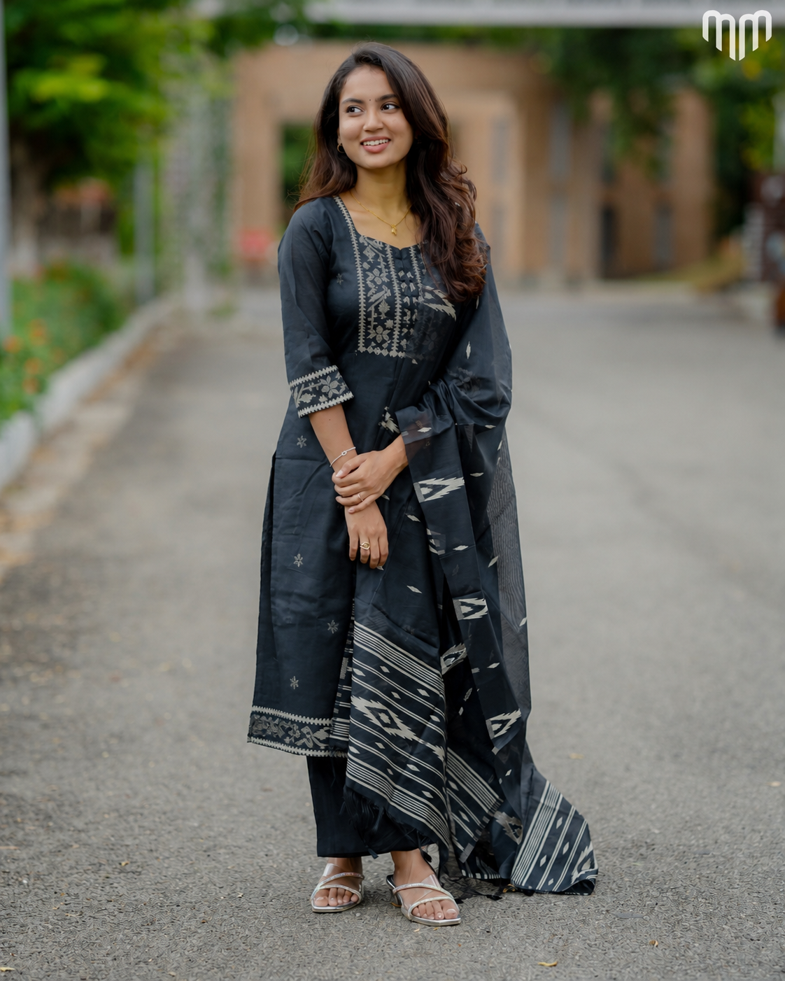 Nakshatra_Black Maternity Kurti Set