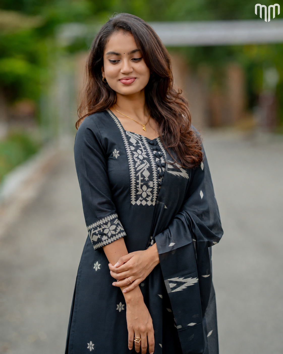 Nakshatra_Black Maternity Kurti Set