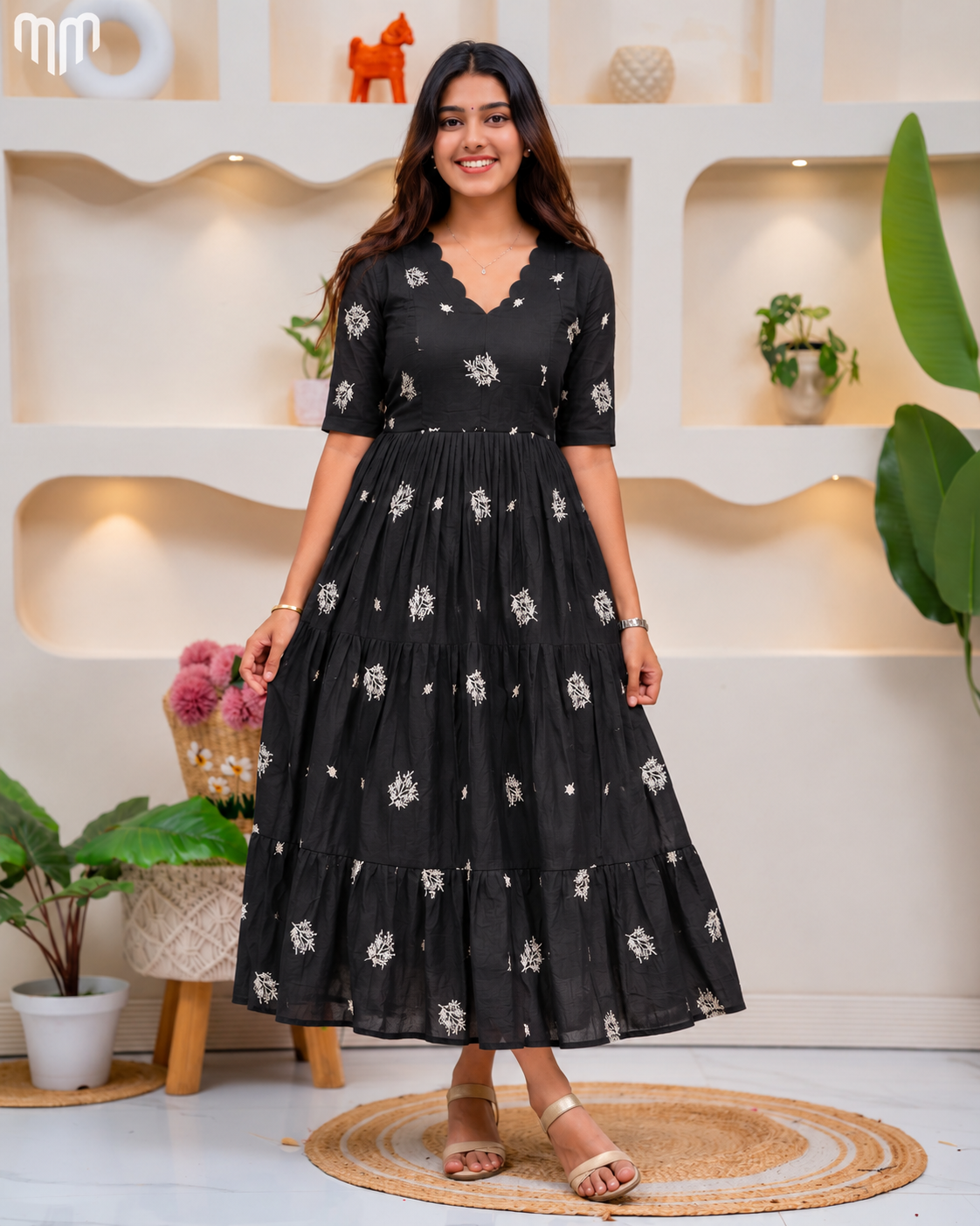 Vilva_Black Maternity Maxi
