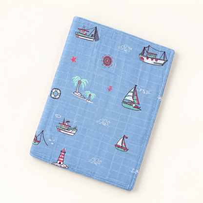 Little Ship Muslin Terry Dry Sheet