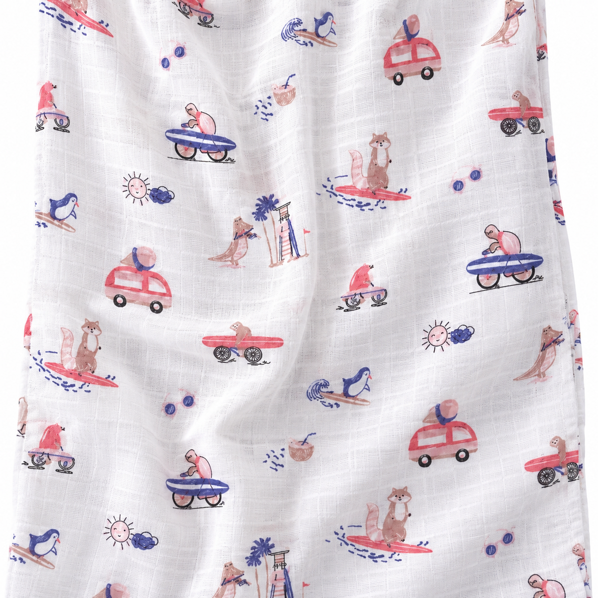 Little Riders Muslin 100% Cotton Baby Bath Towel