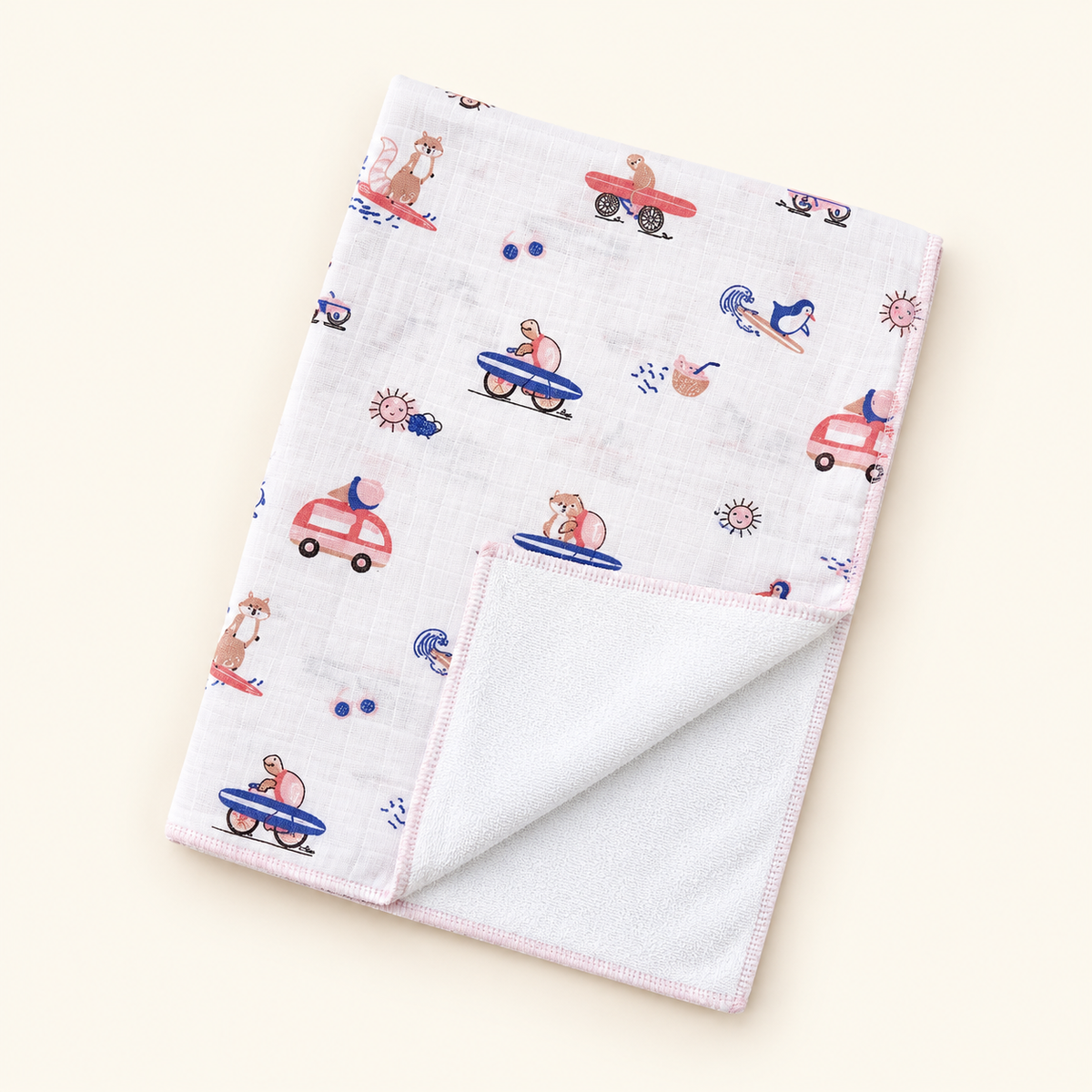 Little Riders Muslin Terry Dry Sheet