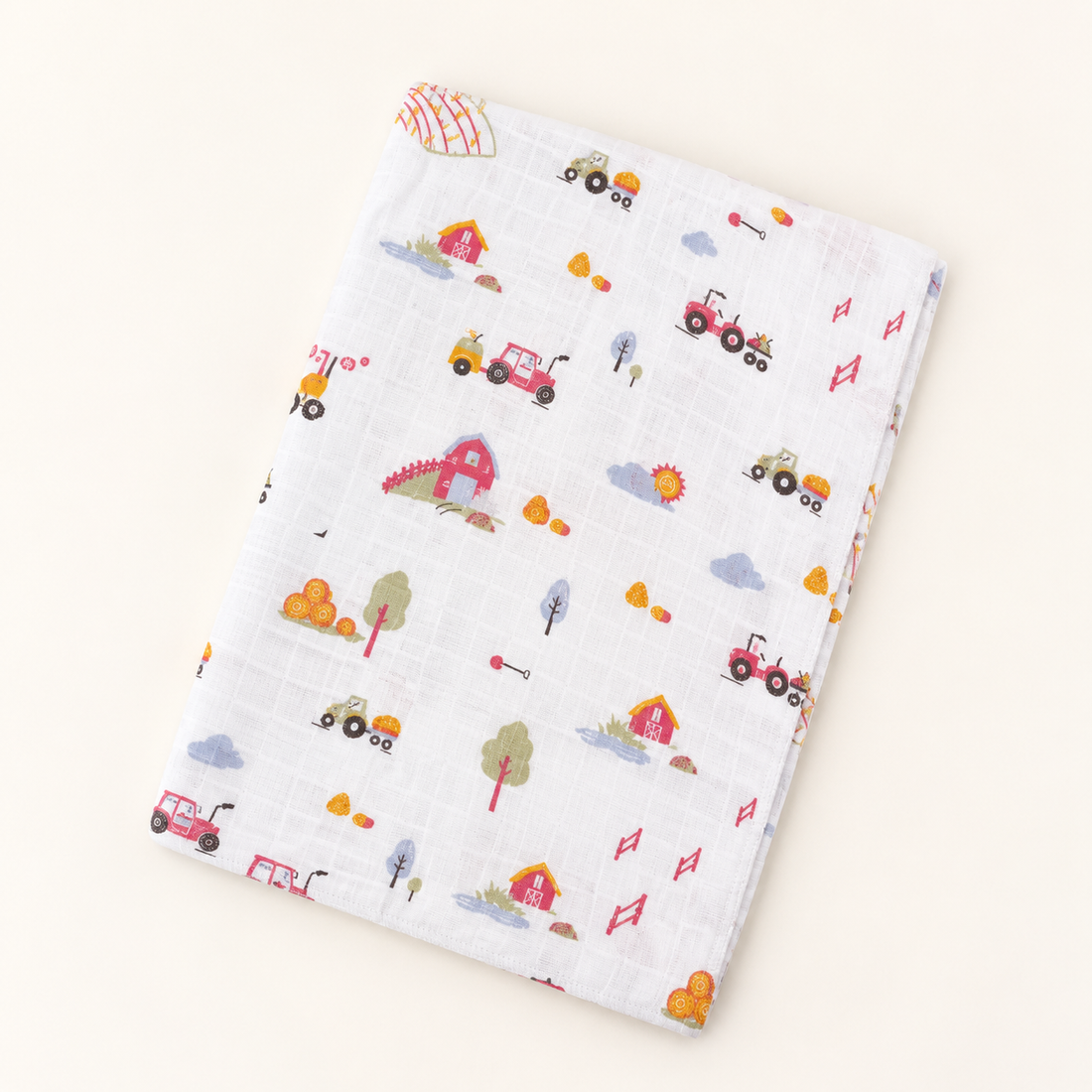 Little Tractors Muslin Terry Dry Sheet