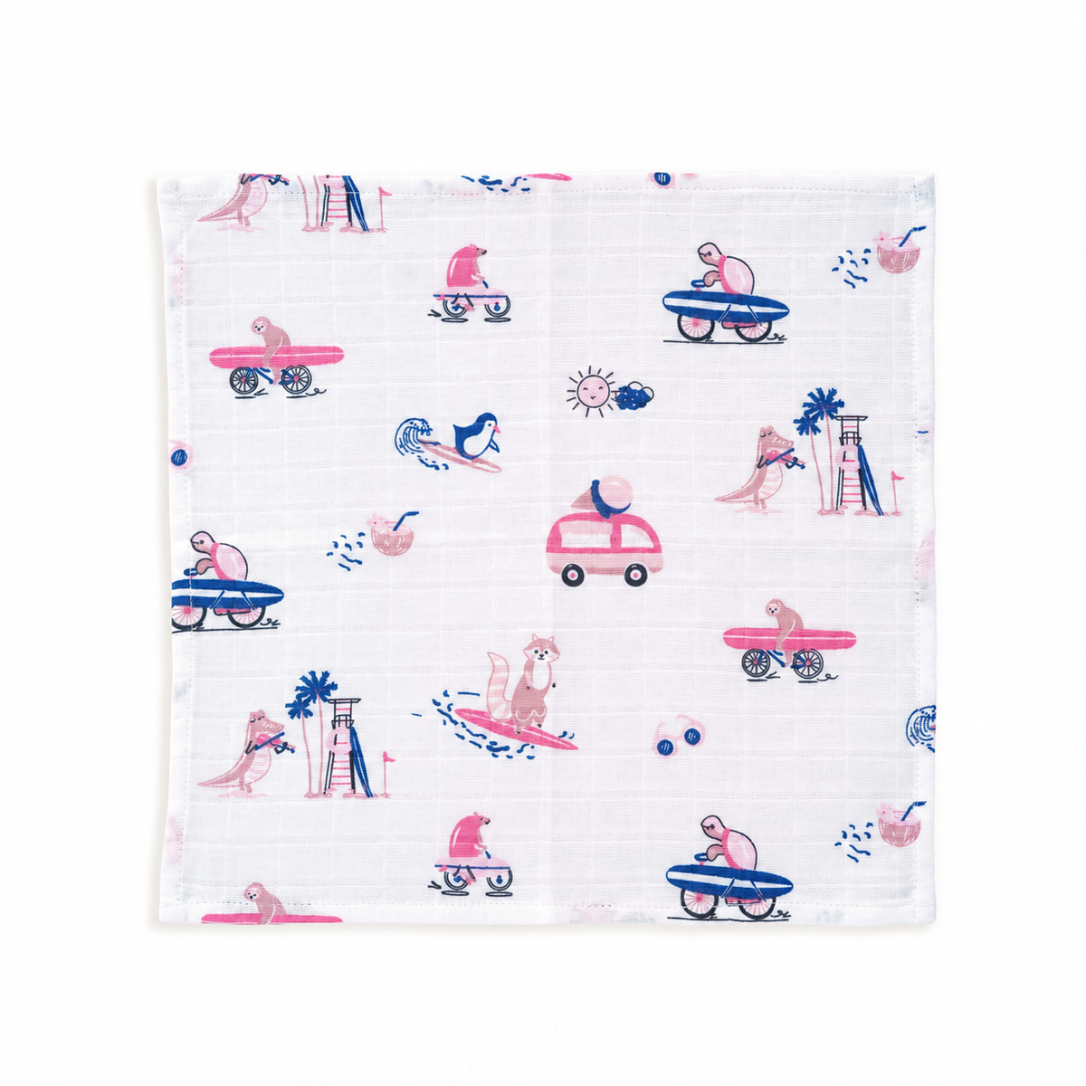 Little Muslin Wash cloth / Hand kerchief - 6 pack (27x27 Cm)