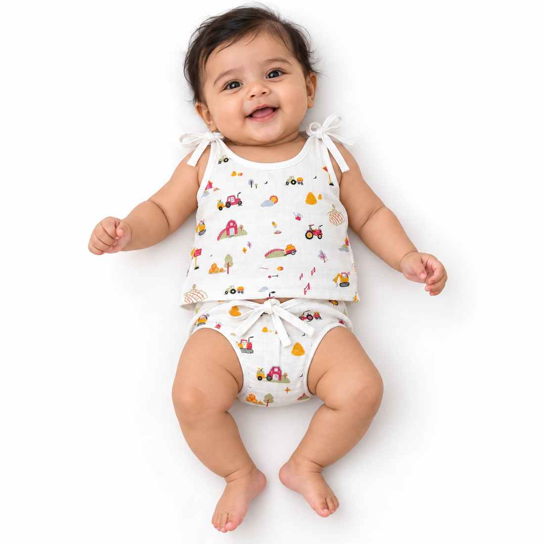Little Riders Muslin Knot jabla &amp; Reusable Muslin Nappies / Langot