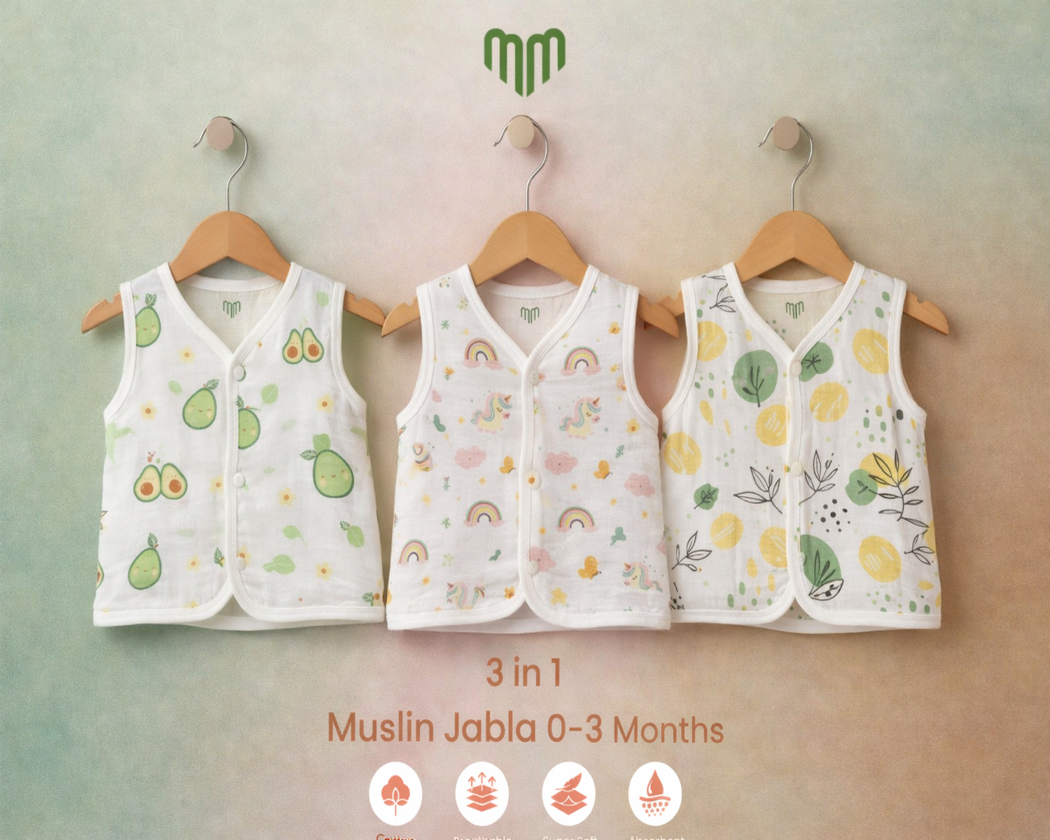 Muslin Jabla - Combo Packs