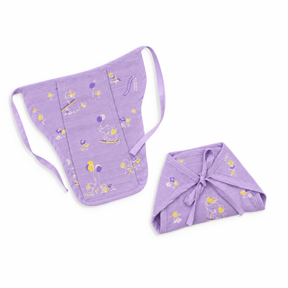 Little Friends Muslin Knot jabla &amp; Reusable Muslin Nappies / Langot