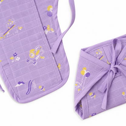 Little Friends Muslin Knot jabla &amp; Reusable Muslin Nappies / Langot