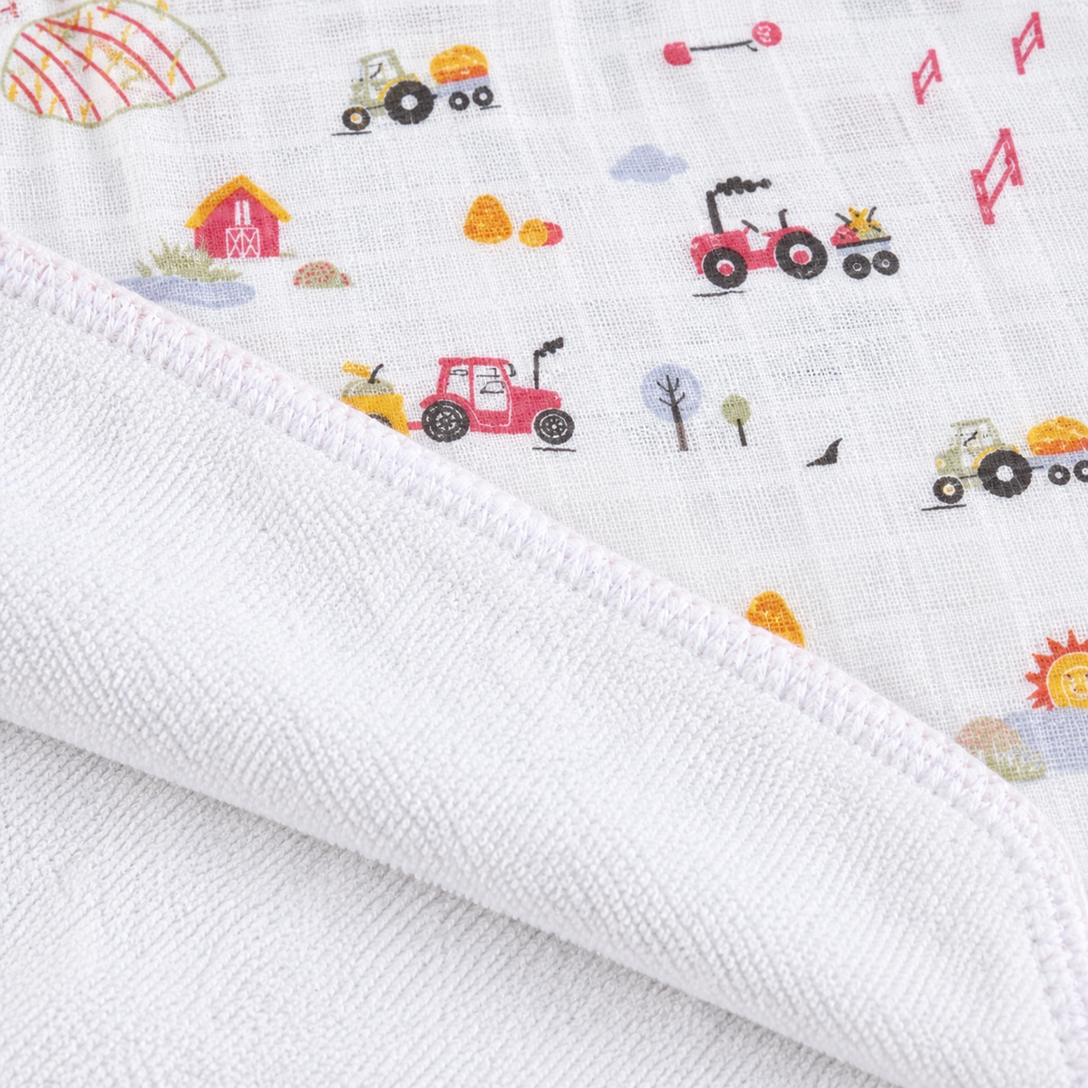 Little Tractors Muslin Terry Dry Sheet